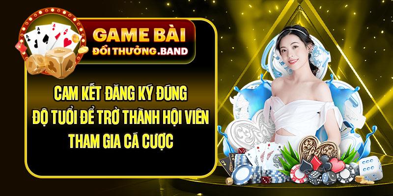 Cam kết đăng ký đúng độ tuổi để trở thành hội viên tham gia cá cược